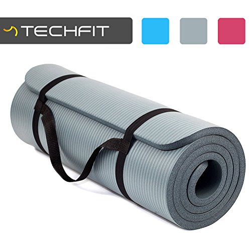 New YOGA MAT EXERCISE FITNESS AEROBIC GYM PILATES CAMPING NON SLIP 15mm THICKAN 